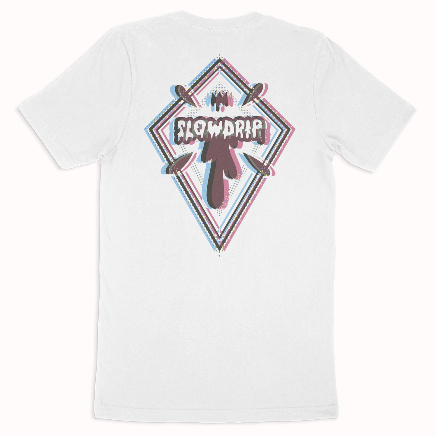 Diamond 3D Premium Short Sleeve - White