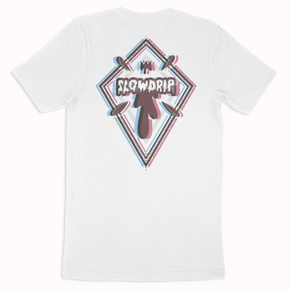 Diamond 3D Premium Short Sleeve - White