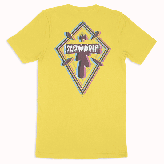 Diamond 3D Premium Short Sleeve - Yellow