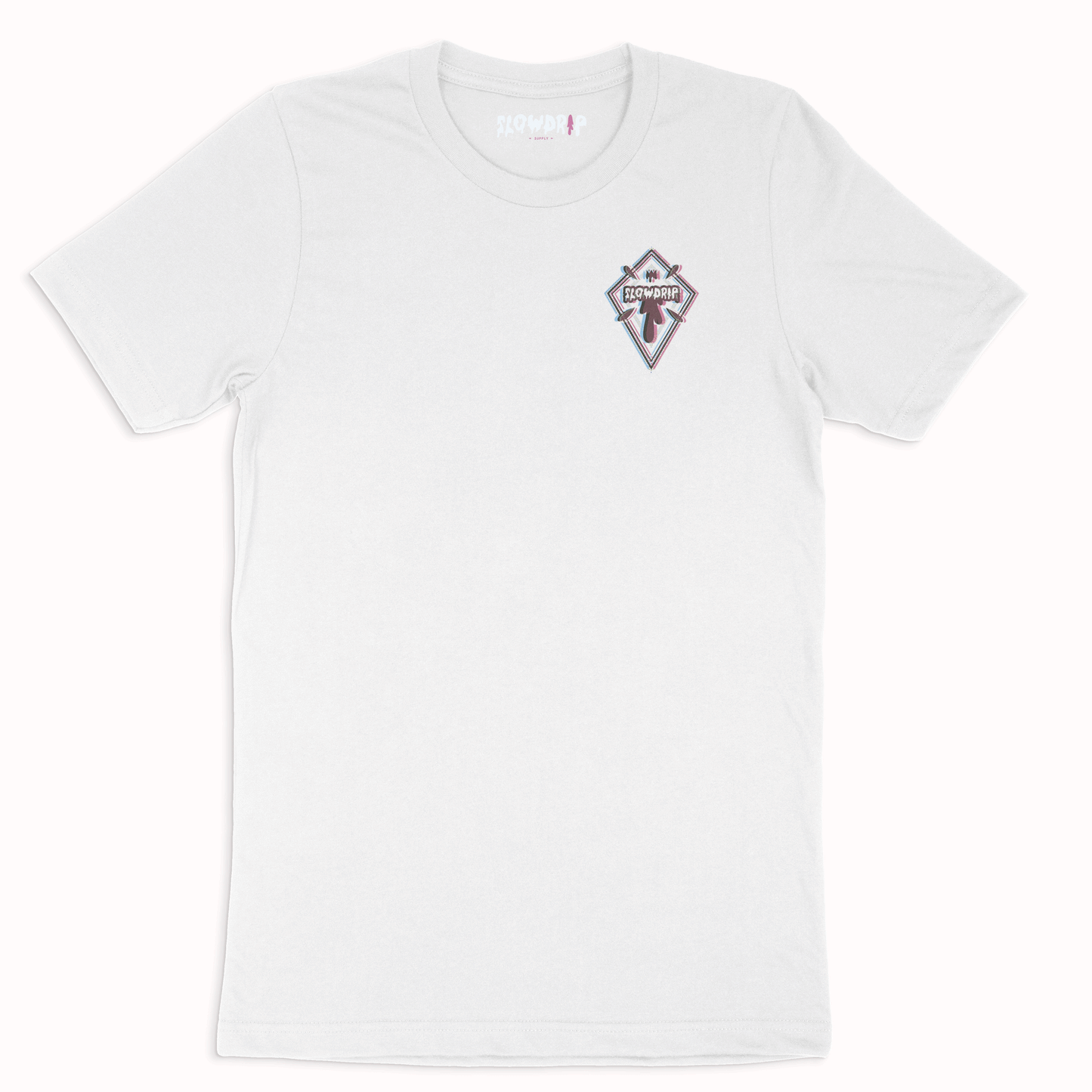 Diamond 3D Premium Short Sleeve - White