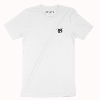 Deathface X Slowdrip Supply Premium Short Sleeve - White