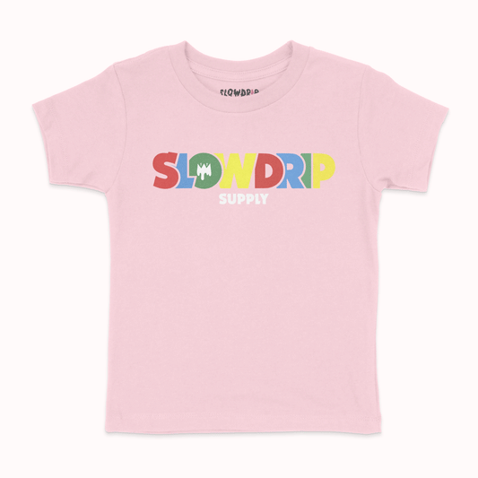 Marker Toddler Tee - Pink