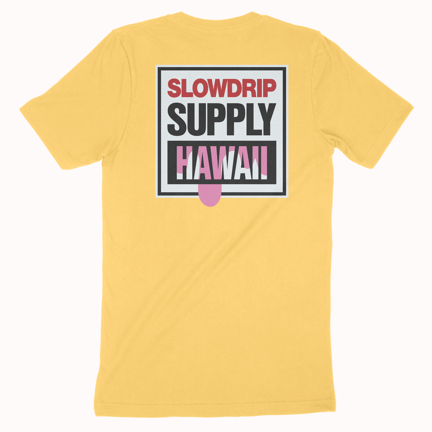 Slowdrip Streetwear Premium Short Sleeve - Yellow