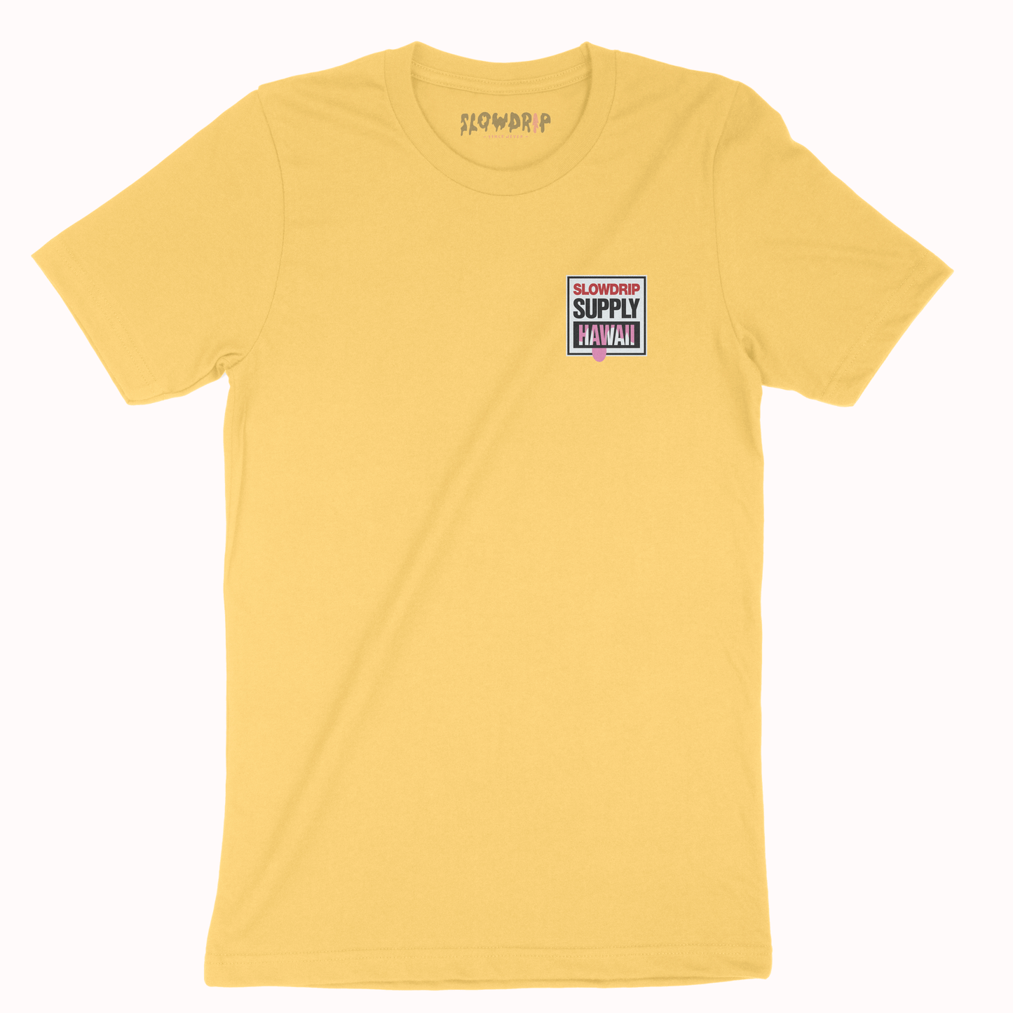 Slowdrip Streetwear Premium Short Sleeve - Yellow